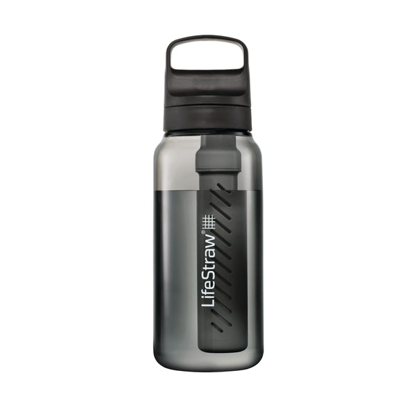LifeStraw GO Series Water Bottle, 1-L, Black G4