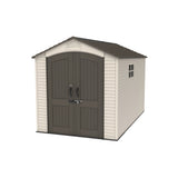 Lifetime Lockable Steel Shed, Beige, 7 x 12 -ft