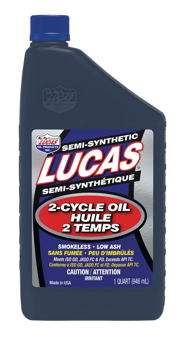 Lucas Oil 2-Stroke Semi-Synthetic Oil, 946-mL X2