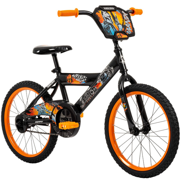 Lucasfilm Star Wars The Mandalorian Kids' Bike with Coaster Brakes, Ages 5-13, 18-in S7