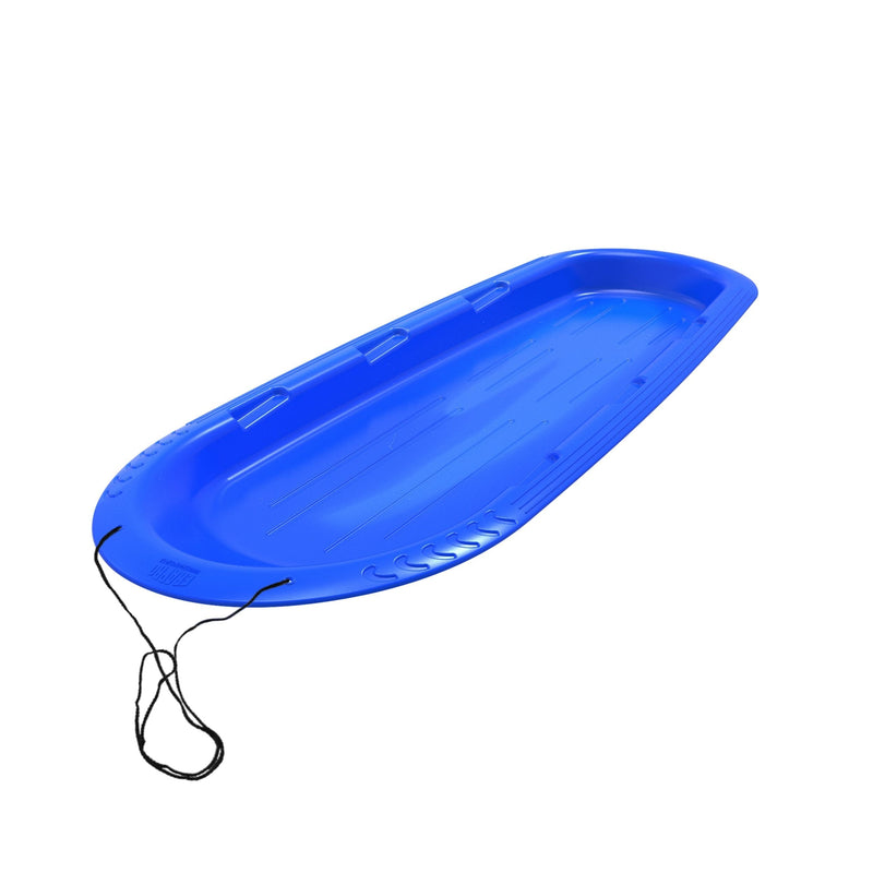 Manitou Kids' Large 3-Person Lightweight Plastic Winter Snow Sled/Toboggan J3