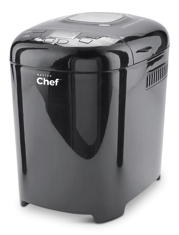 MASTER Chef Bread Maker with 12 Digital Functions, Black, 2lb O4