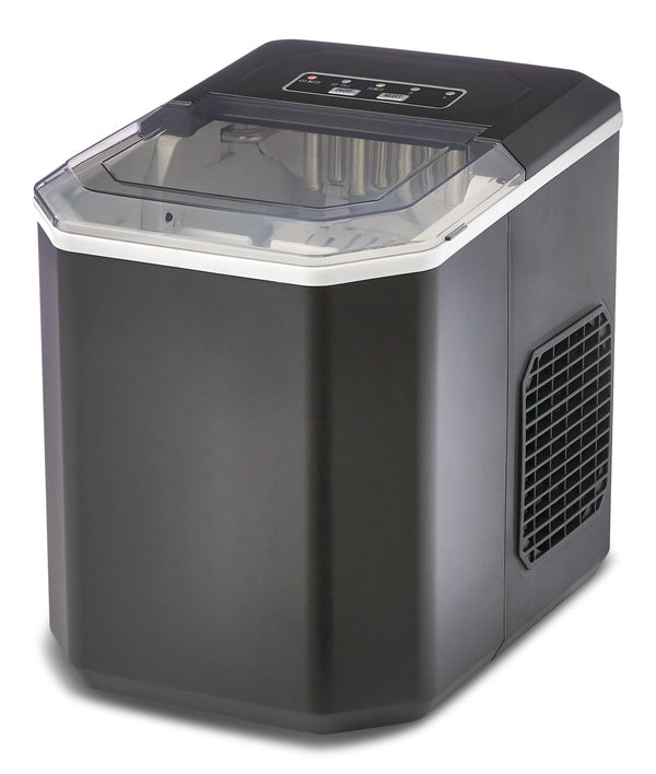 Master Chef Compact Countertop Ice Maker with LED Display, 26-lb Ice/Day, Black T8