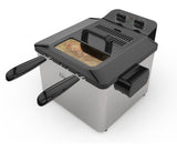 MASTER Chef Deep Fryer with 2 Basket Capacity, Stainless Steel, 4.5-L