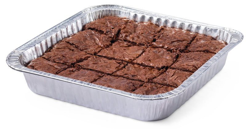 Master Chef Disposable Square Cake Pan with Lid, 9-in, 3-pk S6