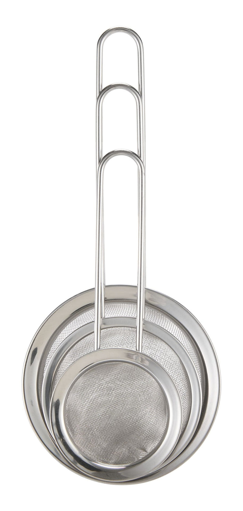 Master Chef Miniature Stainless Steel Strainers, 3-pc U7