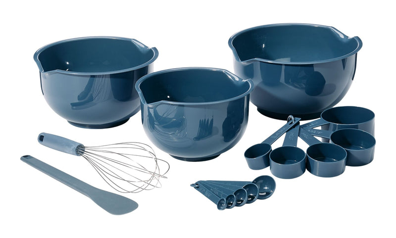 Master Chef Mix & Measure Blue Kitchen Tools Set, 15-pc J9
