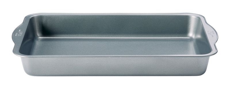 Master Chef Non-Stick Oblong Cake Pan, 16x10.5x2-in O2