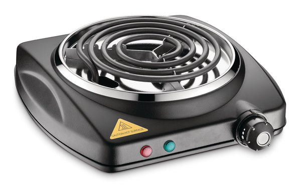 MASTER Chef Single Burner Hot Plate, Black, 1000W R8