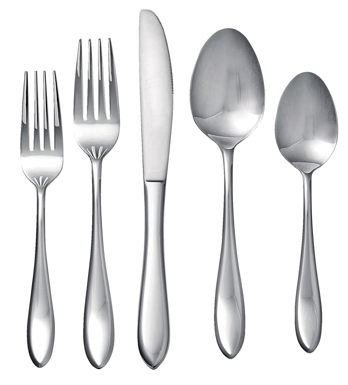 MASTER Chef Stainless Steel Flatware Set, Serves 12, 60-pc