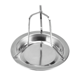 MASTER Chef Stainless Steel Folding Beer Can Chicken Holder/Chicken Roasting Rack Stand