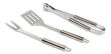 MASTER Chef Stainless Steel Outdoor BBQ Grill Accessories Tools Set, 3-pc