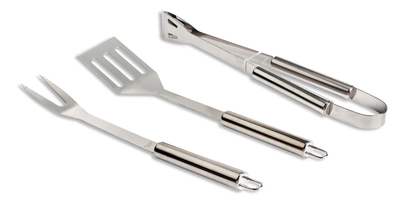 MASTER Chef Stainless Steel Outdoor BBQ Grill Accessories Tools Set, 3-pc J8