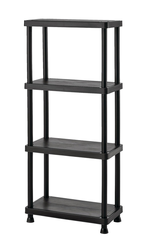 Mastercraft 4-Shelf Resin/ Plastic Storage Rack/ Shelving Unit, 23 x 12 x 52-in G8