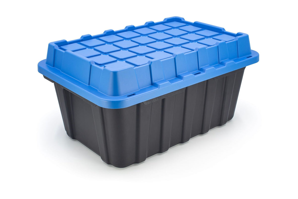 Mastercraft Heavy-Duty Polypropylene Tote with Domed Lid, 88-L