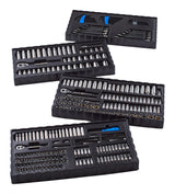 Mastercraft Socket Set, 350-pc, SAE / Metric, CRV, Nickel-Chrome Plating