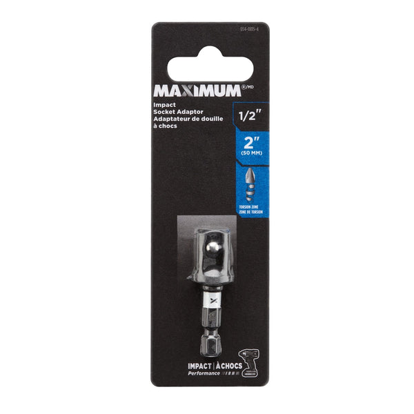 MAXIMUM 2-in Socket Adaptor, 1/2-in N8