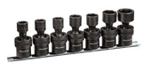 MAXIMUM 3/8-in Drive Swivel Impact Socket Set, 7-pc, Metric, CRMO