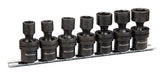 MAXIMUM 3/8-in Drive Swivel Impact Socket Set, 7-pc, SAE, CRMO