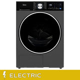 Midea 4.4 cu. ft. Graphite Steel Electric Ventless Dryer with Heat Pump and Stacking Kit