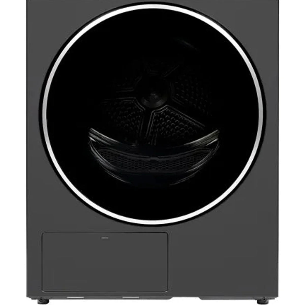 Midea 4.4 cu. ft. Graphite Steel Electric Ventless Dryer with Heat Pump and Stacking Kit