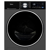 Midea 4.4 cu. ft. Graphite Steel Electric Ventless Dryer with Heat Pump and Stacking Kit