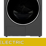 Midea 4.4 cu. ft. Graphite Steel Electric Ventless Dryer with Heat Pump and Stacking Kit