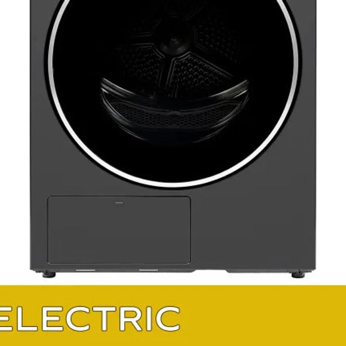 Midea 4.4 cu. ft. Graphite Steel Electric Ventless Dryer with Heat Pump and Stacking Kit