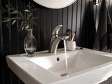 Moen Zarina Single Handle Bathroom Faucet, Spot Resist Brushed Nickel