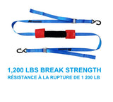 MotoMaster 1,200-lb Motorcycle Tie Down Strap, 1 3/8-in x 12-ft