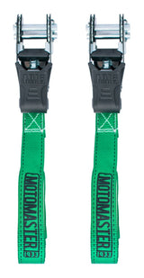 MotoMaster 1,500-lb Padded Ratchet Tie Down Straps, Weatherproof, 1-in x 6-ft, 2-pk