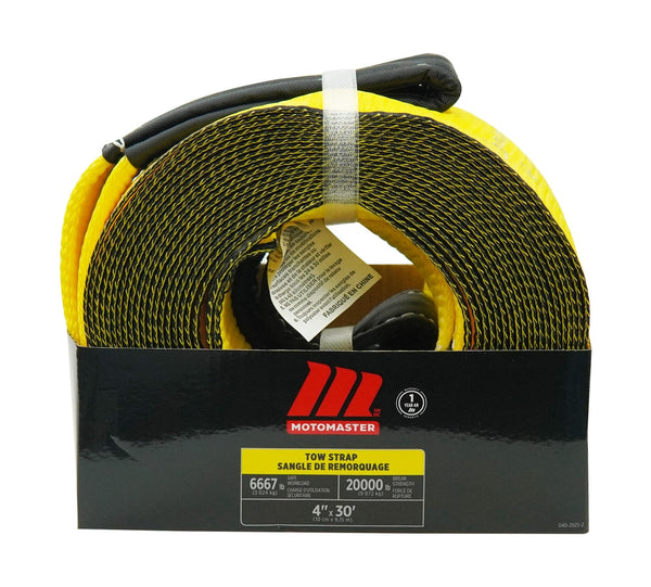 MotoMaster 20,000-lb Tow Strap, 4-in x 30-ft U0