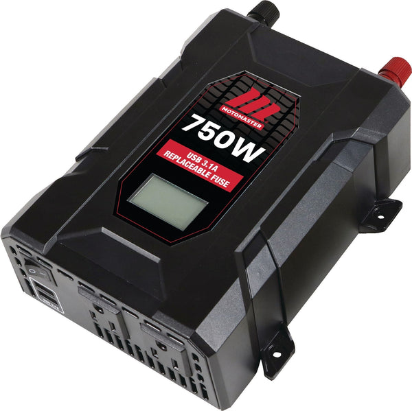 MotoMaster 750W Power Inverter with LCD Screen, Grey Z7