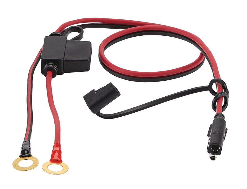 MotoMaster Battery Charging Ring Terminal Lead with SAE Quick-disconnect N7
