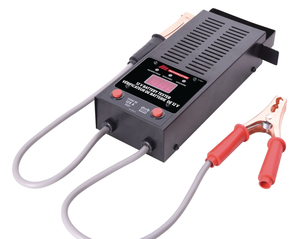 MotoMaster Battery Tester, 125-Amp Load, 12V