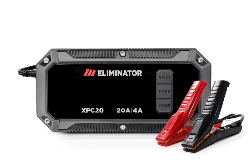 MotoMaster Eliminator Precision Series XPC20 Smart Battery Charger/Maintainer/Desulphator, 20/4-Amp, 6V/12V I0