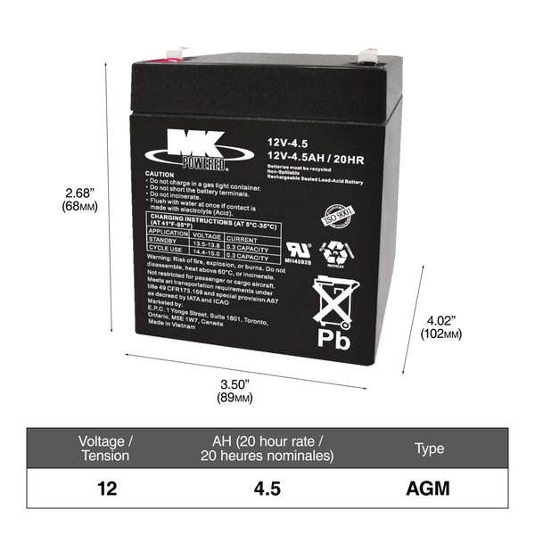 MOTOMASTER Group Size 47 (H5/L2) Battery, 600 CCA V0