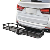 MotoMaster Hitch Basket, Steel with Folding Shank