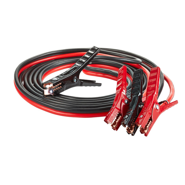 MotoMaster Medium-Duty Booster/Jumper Cables with Built-in LED Lights, 4-Gauge, 20-ft U8