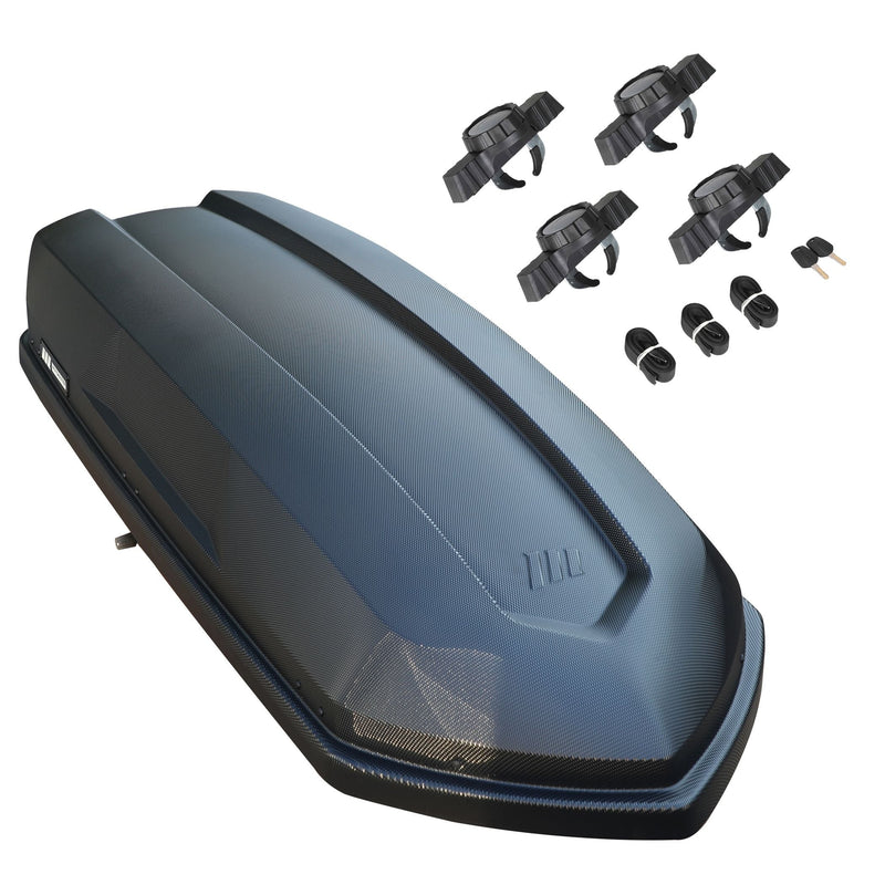 MotoMaster Roof Cargo Box, Black, 500-L, 18-cu.ft Y9