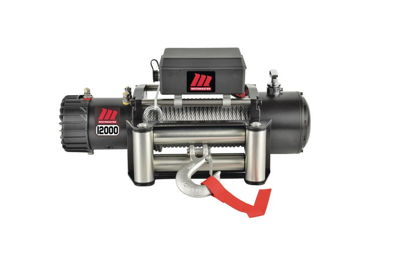 MotoMaster Winch with Steel Rope, 12000-lb H7