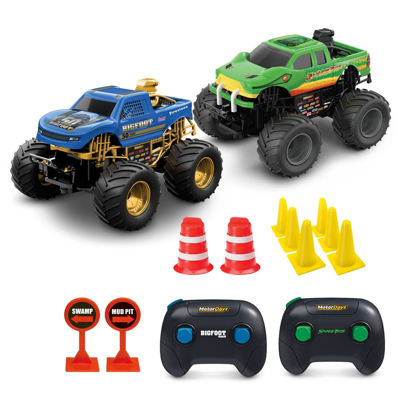 MotorDayz RC Monster Truck Twinpack - 1:24 Scale Z1