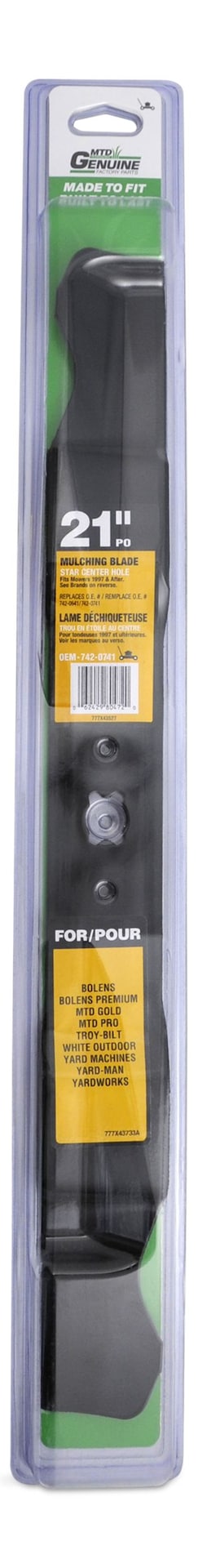MTD Mulch Lawn Mower Replacement Blade, 21-in Z3