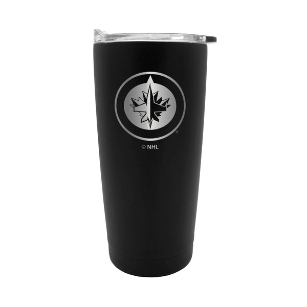 NHL Winnipeg Jets Executive Stainless Steel Insulated Travel Tumbler, Black, 20-oz T5
