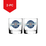 NHL Winnipeg Jets Hockey Rocks Glass, 2-pk