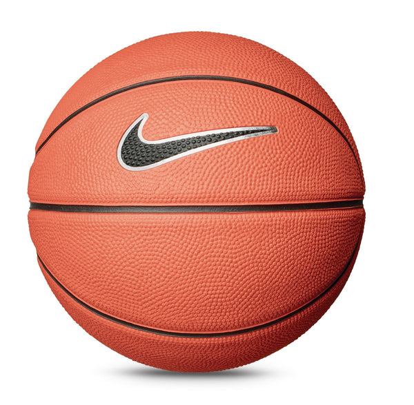 Nike Skills Mini Kids' Indoor/Outdoor Rubber Basketball, Size 3 (22.5-in), Amber/Black/White C2