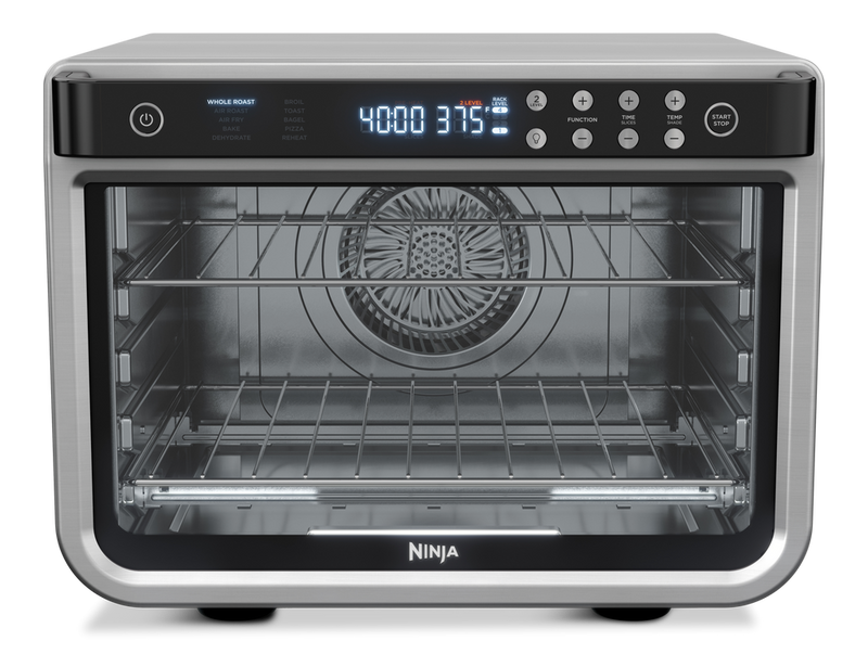 Ninja Foodi XL Pro Digital Convection Air Fryer Toaster Oven, with 10 Functions, Stainless Steel X2