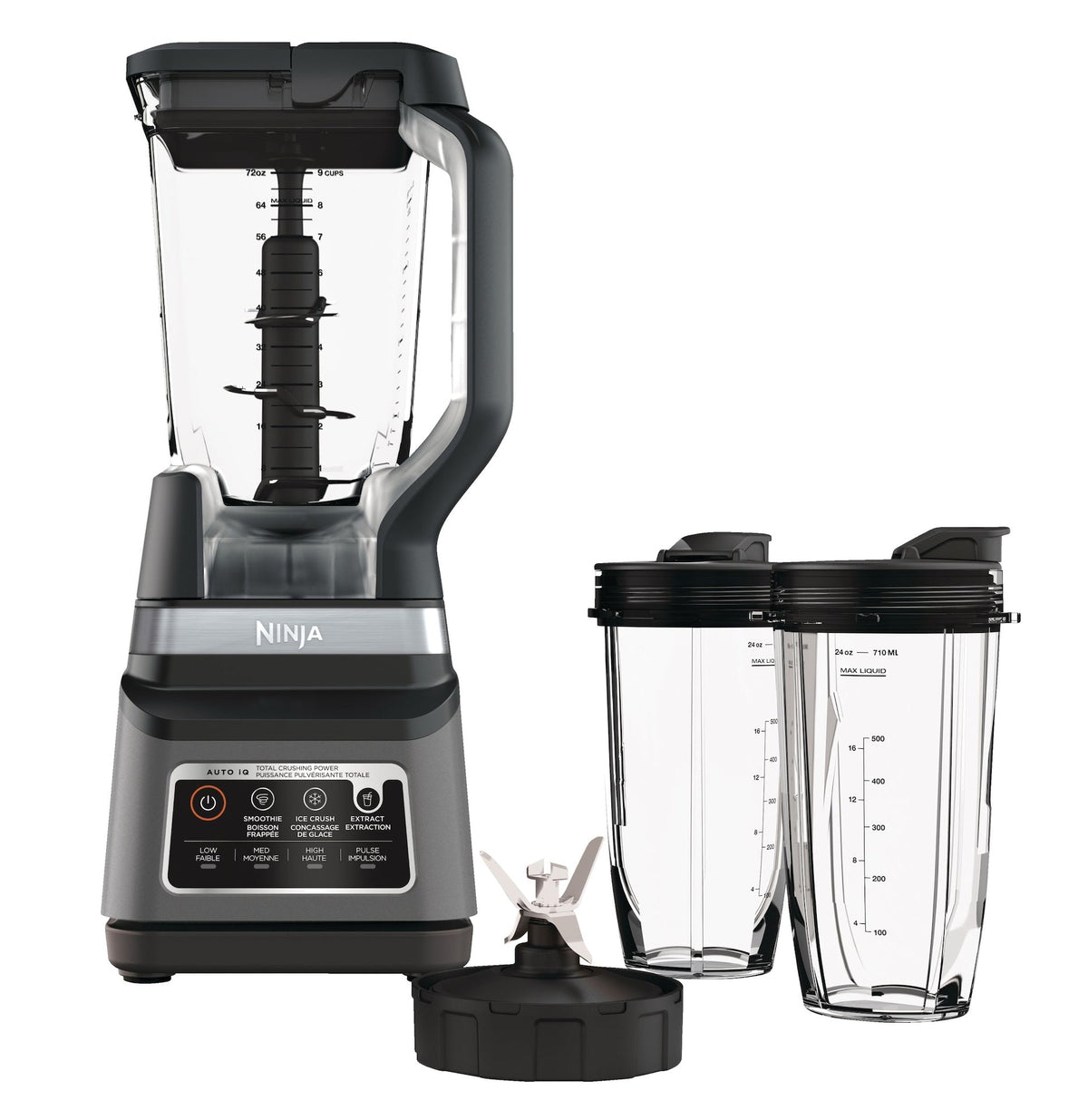 Ninja Professional Plus Blender DUO with 3 Pre-Set Auto IQ Programs, Stainless Steel, 1400W