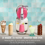 Ninja Slushi XL Slushie Machine with SlushAssist Technology, Crema, FS601CBR