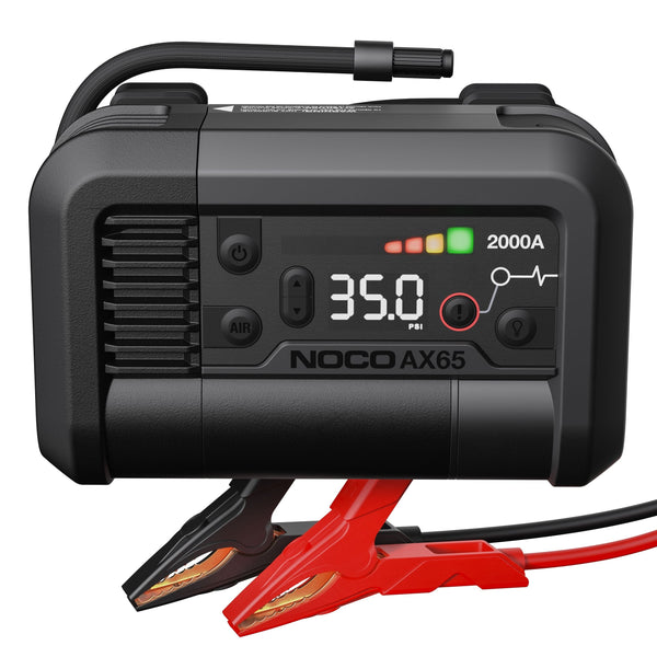 NOCO AX65 Boost Air Booster Pack/Jump Starter with Air Compressor, 2000-Amp, 12V X6